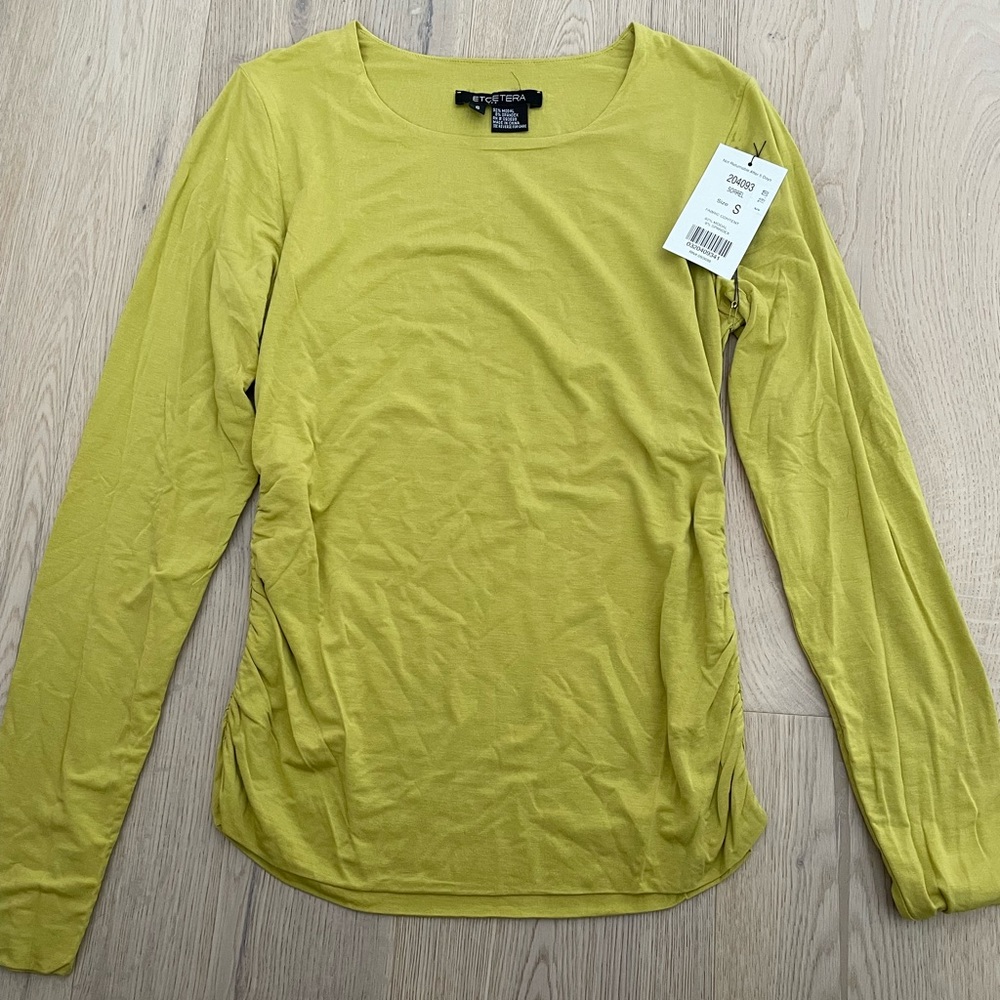 ETCETERA long sleeve yellow top